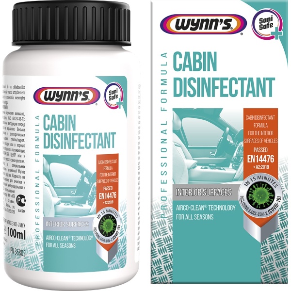 Wynn's Cabin Dezinfectant Tratament Dezinfectant Impotriva Bacteriilor Si Virusurilor 100ML W36805